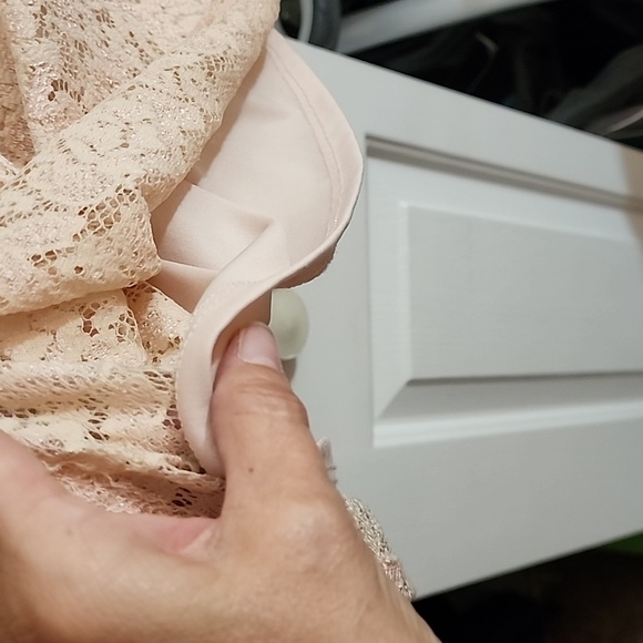 LACE Light Pink Charlotte Russe Mini Dress - Picture 6 of 6